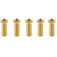 5PCS/Lot FLSUN Super Racer SR Extruder Nozzles Accessories 0.4mm Brass Screws Parts