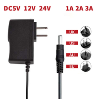 Power Supply EU KU AU US Regulation DC 5V 12V 24V Power Plug 1A 2A 3A  Lighting LED Strip Driver