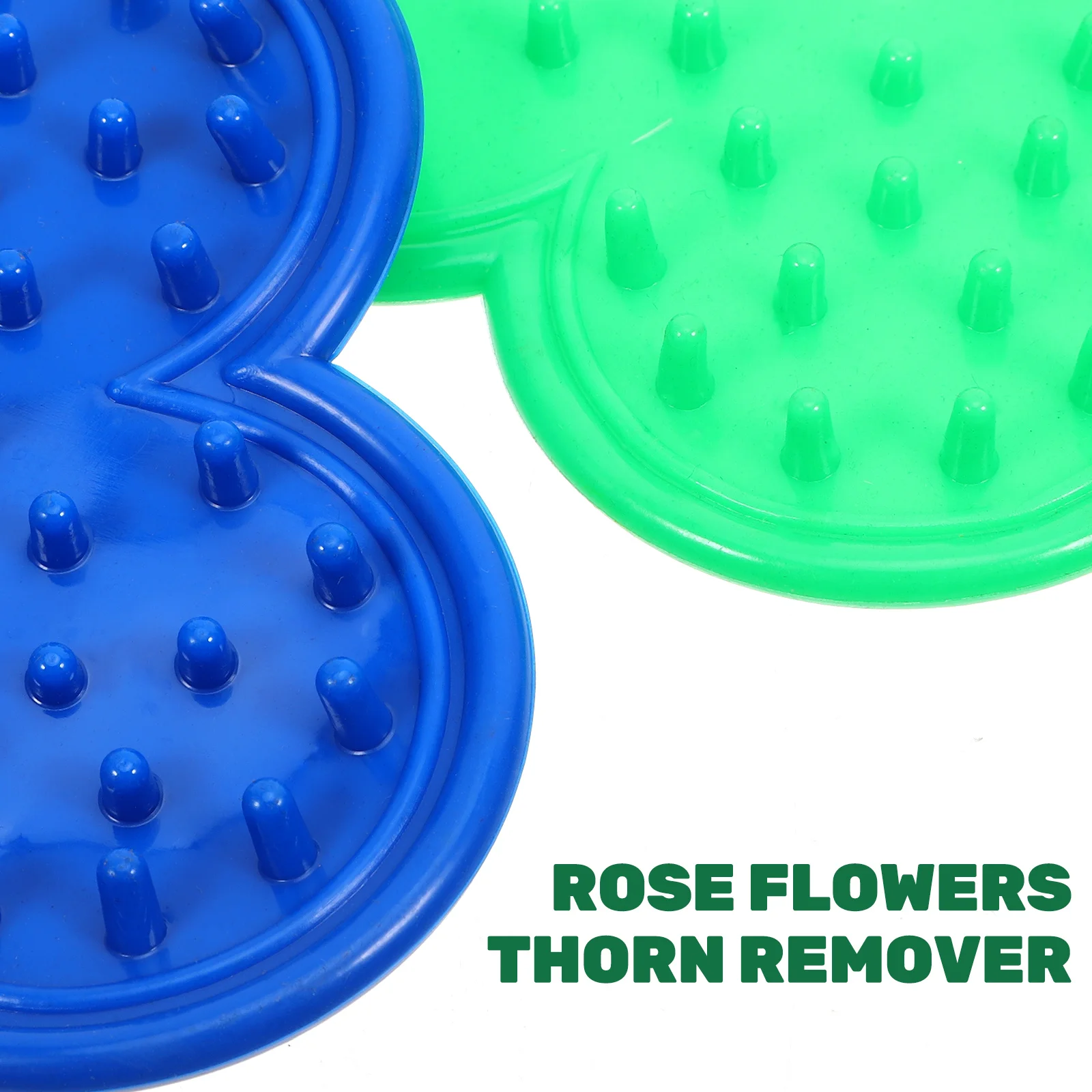 

2pcs Rose Thorn Remover Tools Flower Shaped Gardening Stripping Tool Reusable Plastic Remover For Garden Backyard Florist