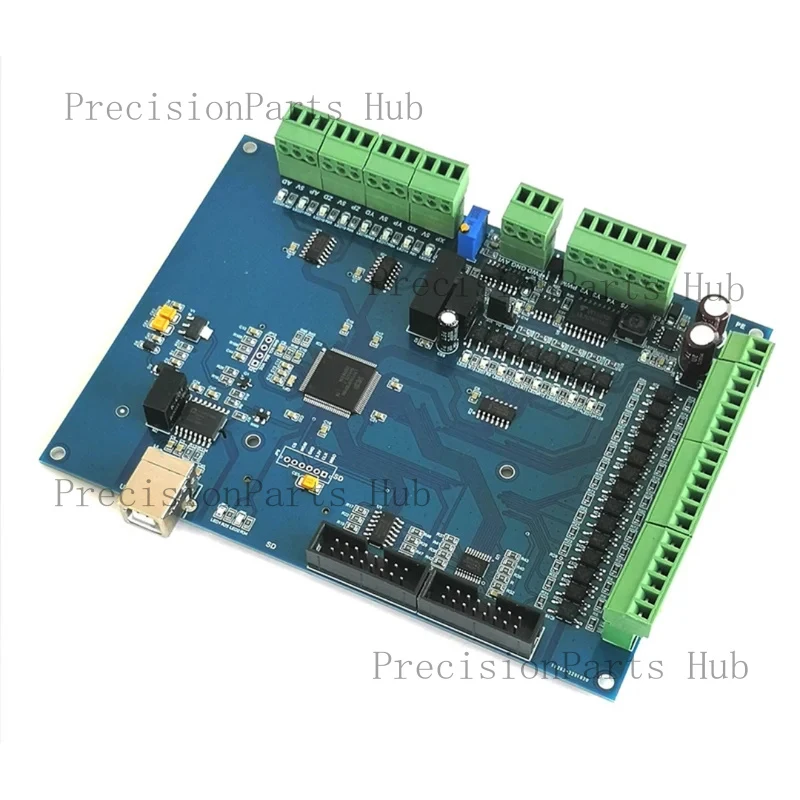 

3D USB CNC MK2 3 4 5 6 9-axis Offline Motion Control Engraving Machine Control Card HBOT