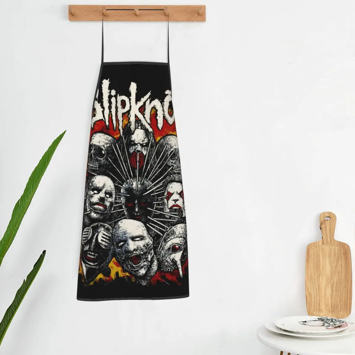 Custom Singer Rock Band S-Slipknotes Funny Aprons Women Adult Unisex Kitchen Chef Bib Tablier Cuisine Cooking Baking Gardening