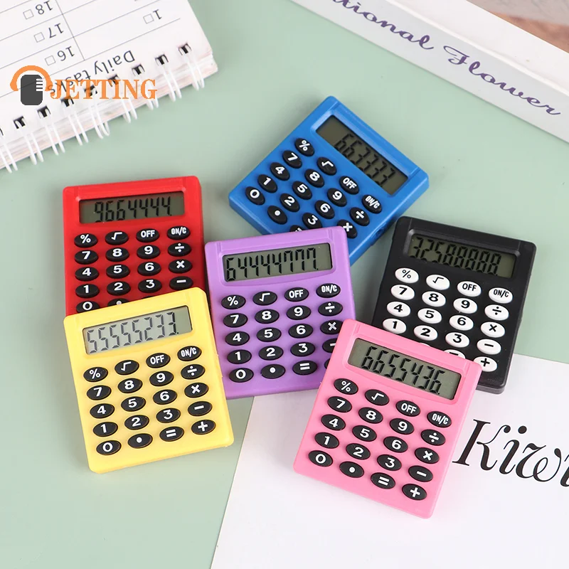 Personalized Mini Candy Color School Office Electronics Creative Calculator Pocket Boutique Stationery Small Square Calculator