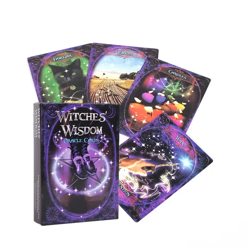 Hot Sell  Witches Wisdom Oracle Cards  Board Deck Games Playing For Party  in High Quality