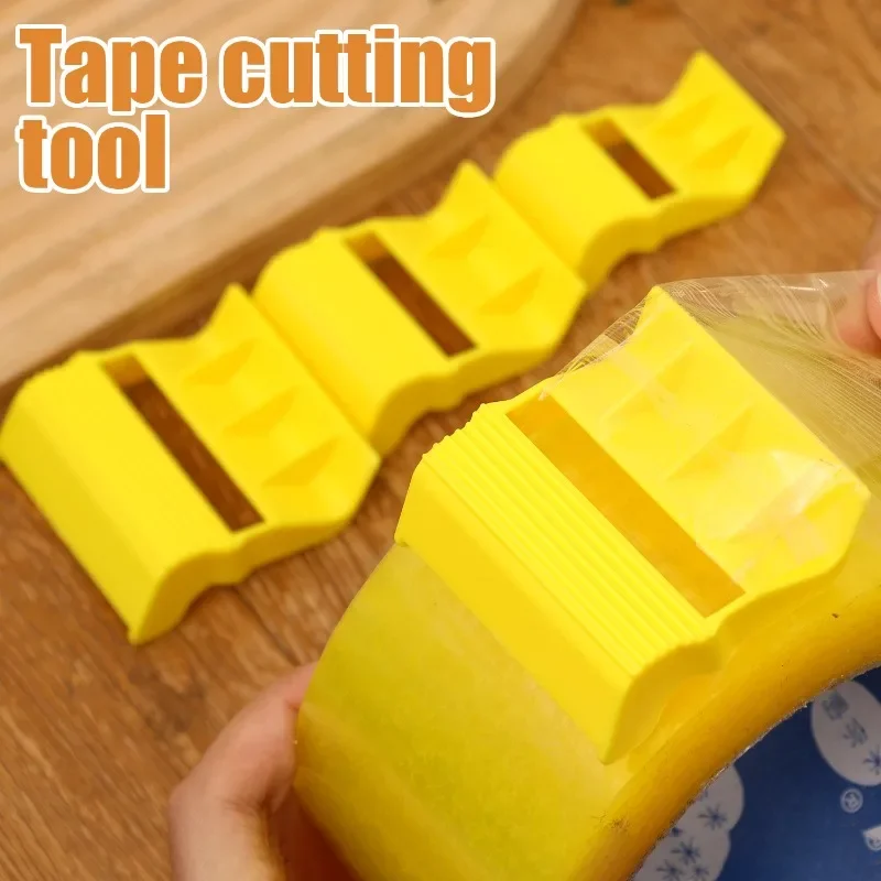 Porta nastro portatile per sigillare il taglierino, dispenser per confezionatrice di nastro in plastica di tre dimensioni per lo strumento di scrapbooking artigianale fai da te