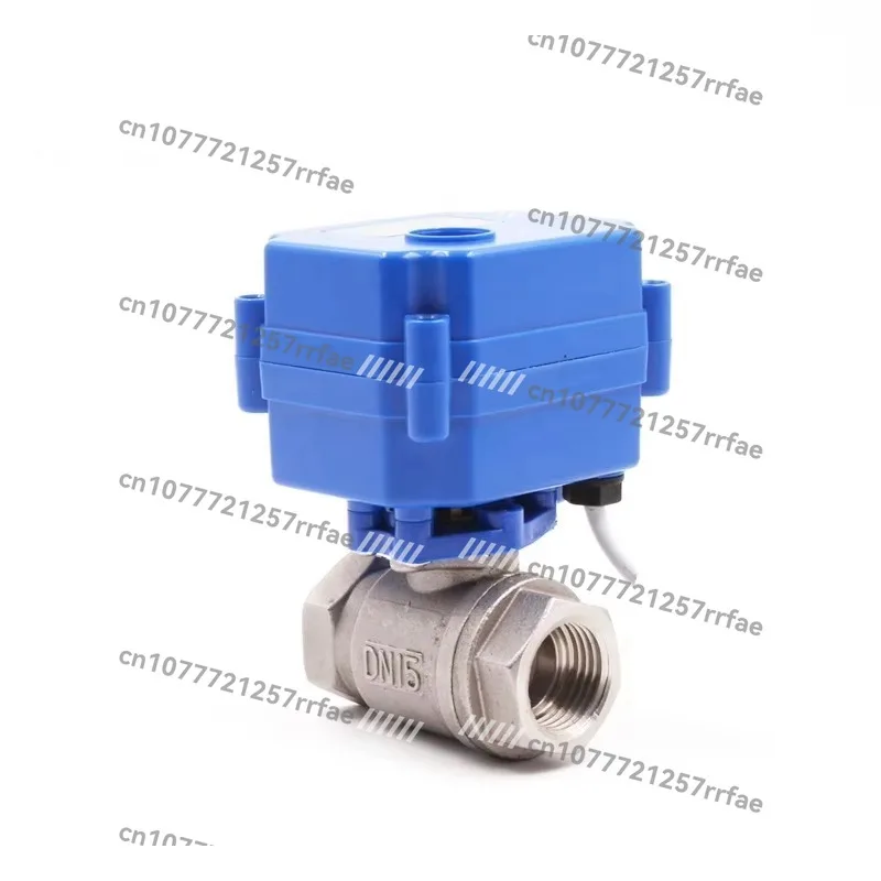Stainless Steel Brass, Electric Flow Control Valve  Electric Actuator Ball220 v