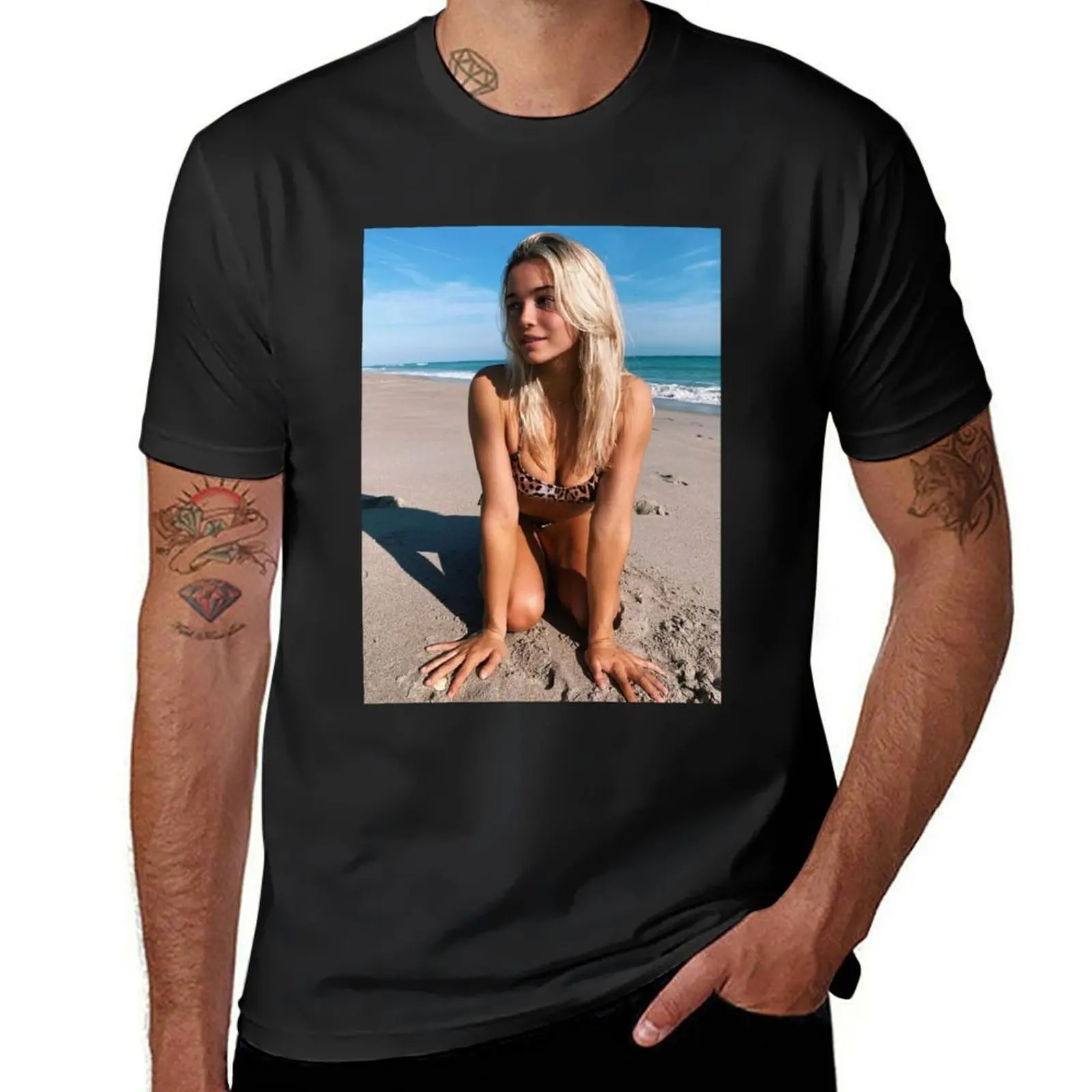 Livvy Dunne Swimsuit T-Shirt anime Short sleeve tee T-shirt men