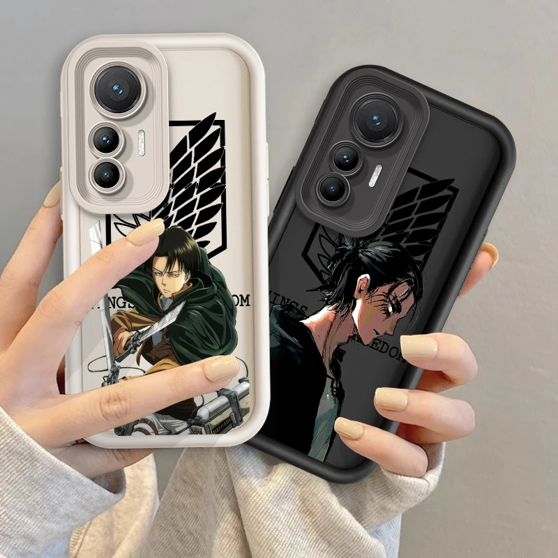 Anime A-Attack T-Titan Art Eye Ladder For Xiaomi MI 14 12T 11 Lite Poco M3 X5 X4 F5 F4 F3 F2 GT Pro 5G Cover Phone Case