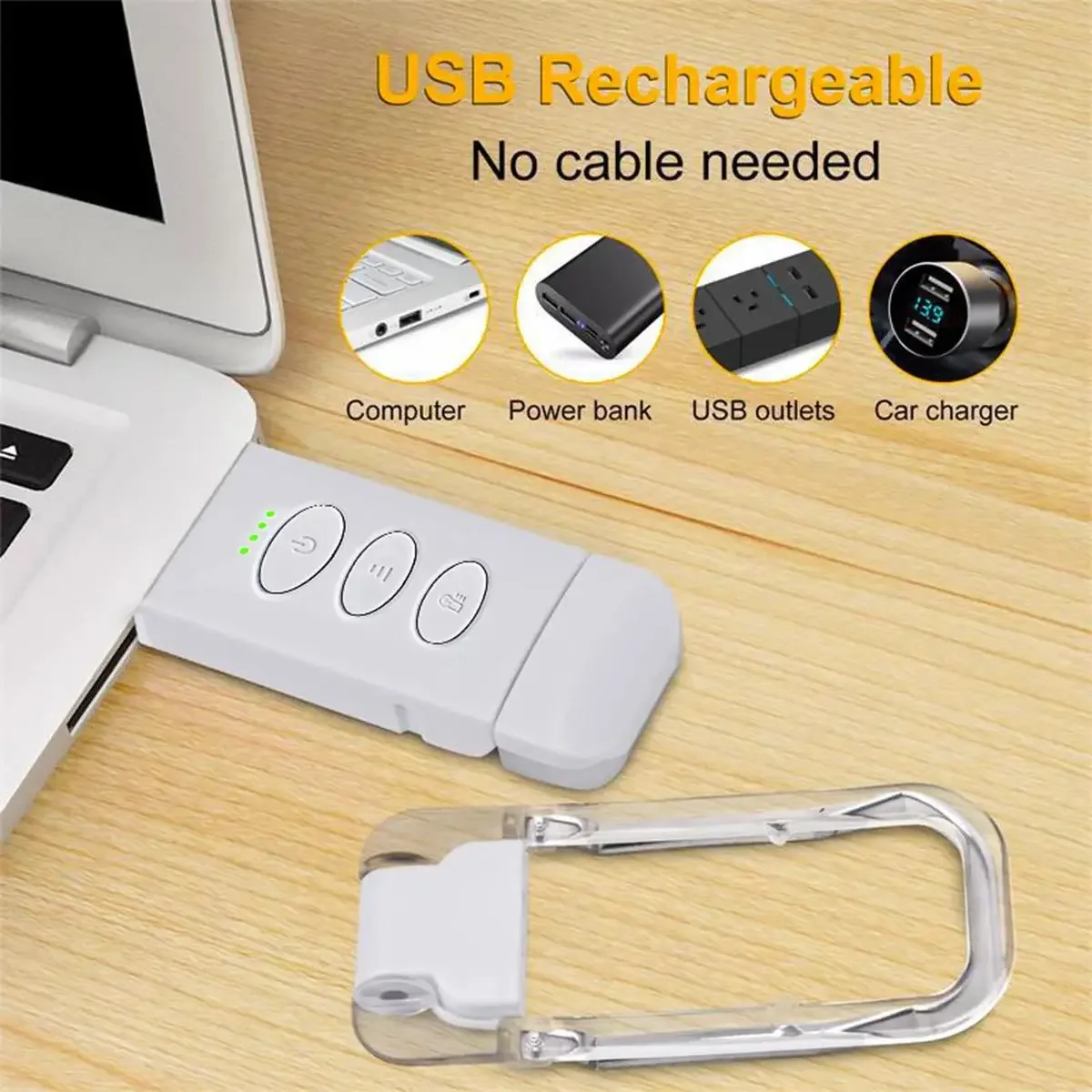 GEFENSIUSB قابلة للشحن LED كتاب ضوء أضواء الإشارات المرجعية على حماية العين مصباح للطي ليلة سطوع القراءة علامة تبويب صغيرة السرير