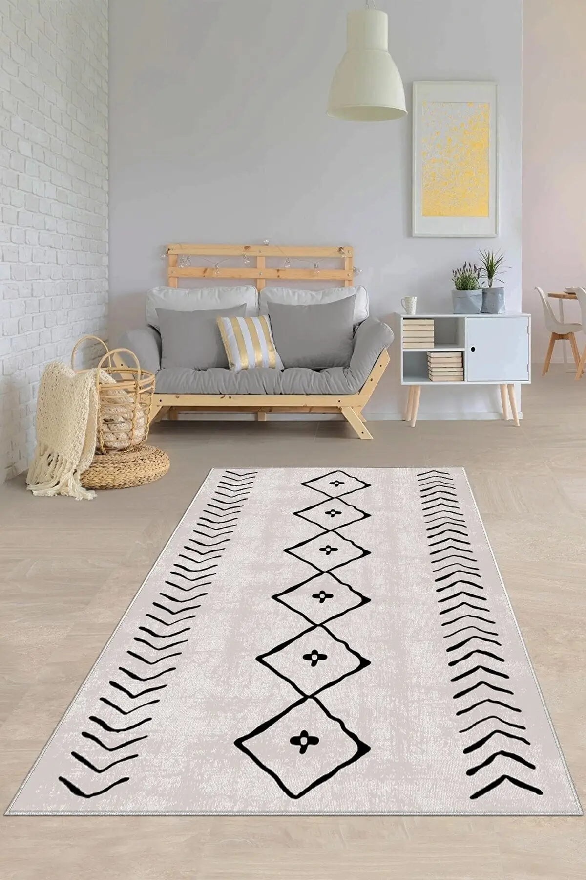 DOLBOVI line bohemian ethnic rug pattern digital printing washable non-slip sole Modern living room carpet and runner