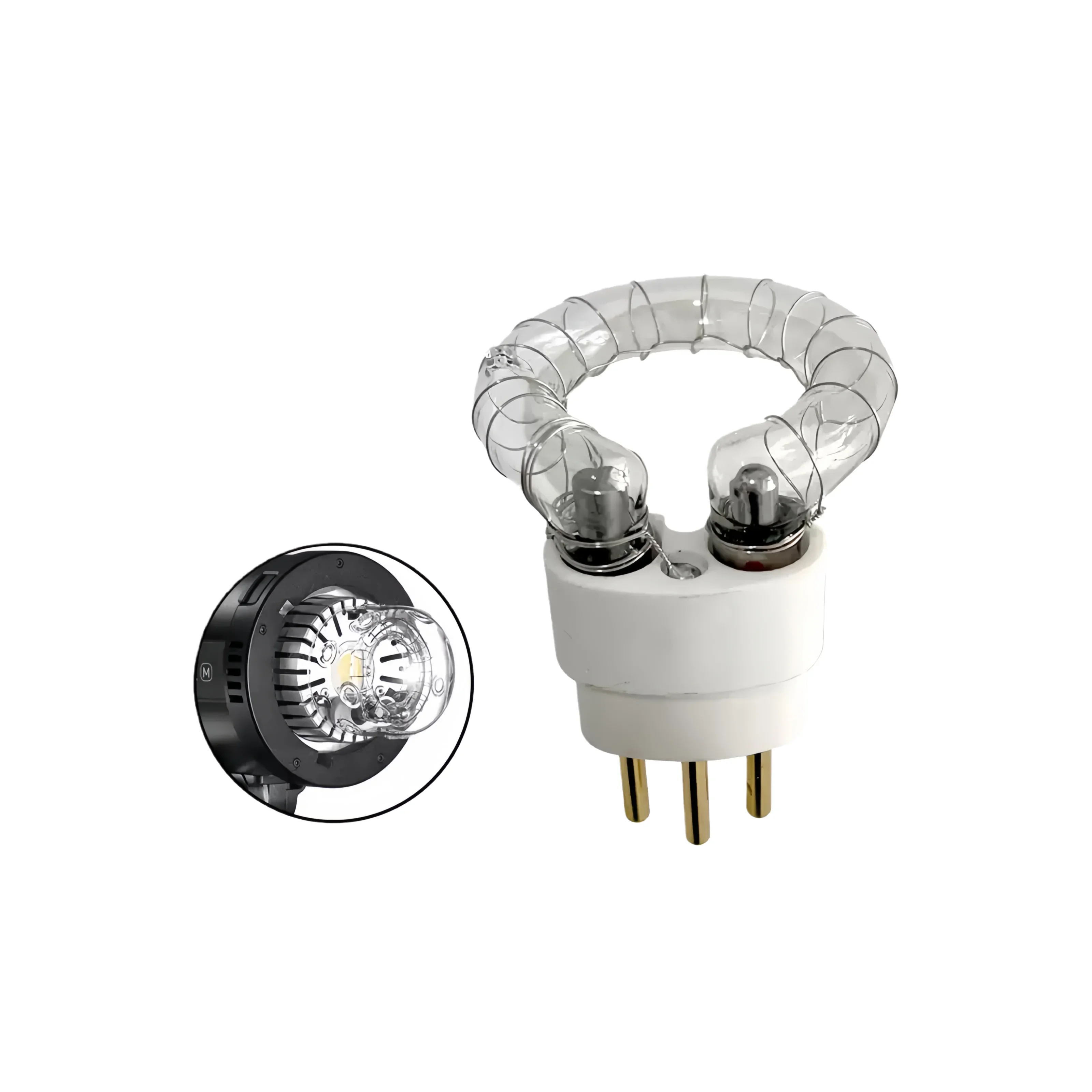 New Flash tube suitable for Godox QT400 III/QT600 III/QT1200 III XE Xenon Lamp Strobe Light Bare Bulb SPEEDLIGHT