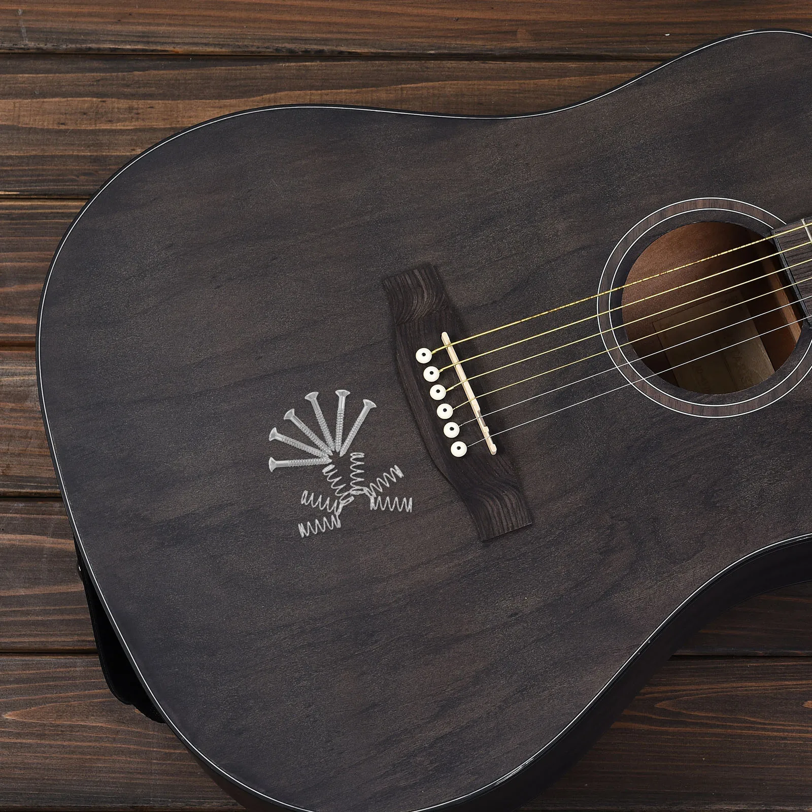 

1 Set Pickup Installation Screws Electric Guitar Pickguard Hardware Kit Enhanced Sound Clarity Performance Pickup Springs Set