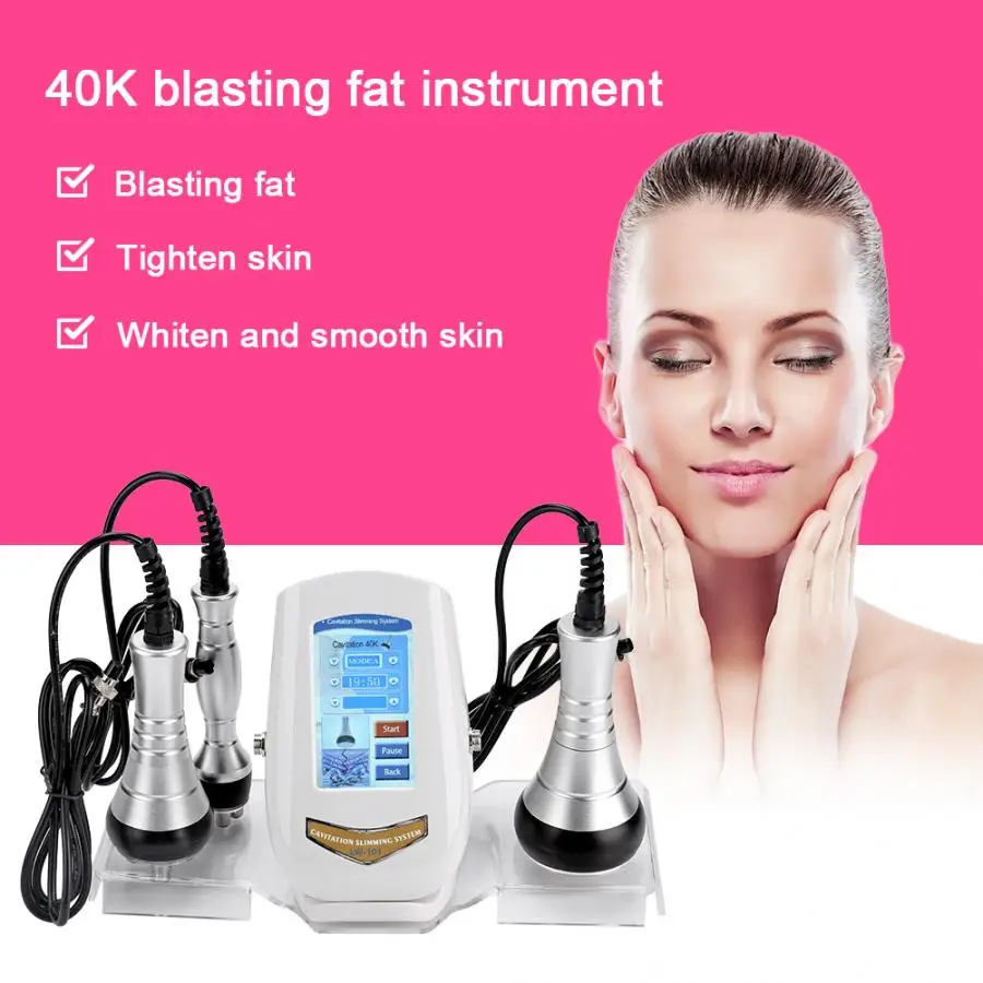 40K Cavitation Ultrasonic Weight Loss Beauty Machine Multi-polar RF Radio Frequency Skin Lift Tighten Anti-wrinkle Rejuvenation