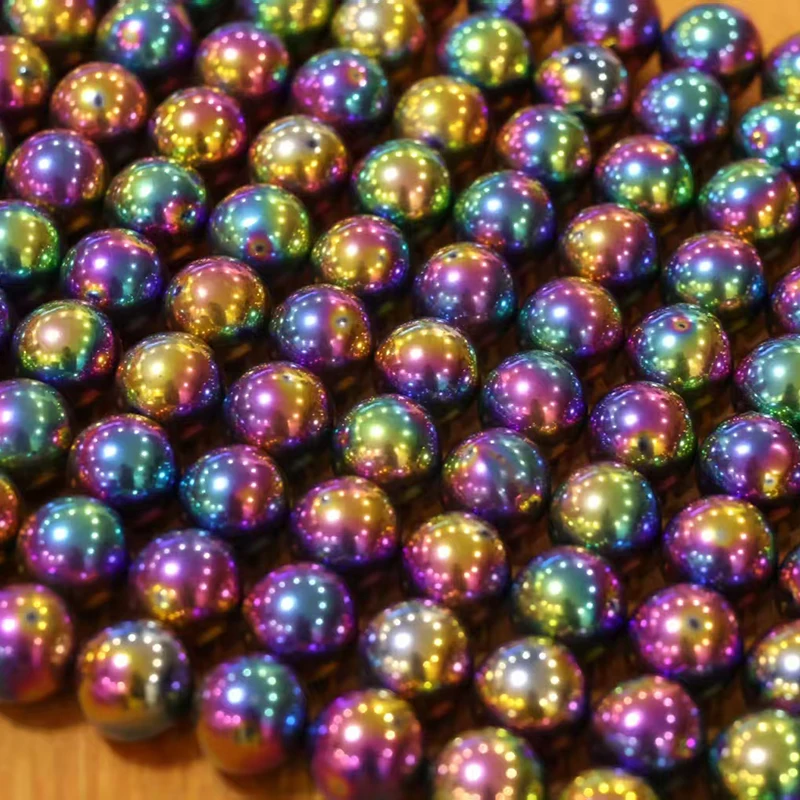 20mm Colorful Magnet Ball Magnetic Bracelet Beads Magnetite Polishing Ball Palm Stone Stress Relief Health Care DIY Men Jewelry