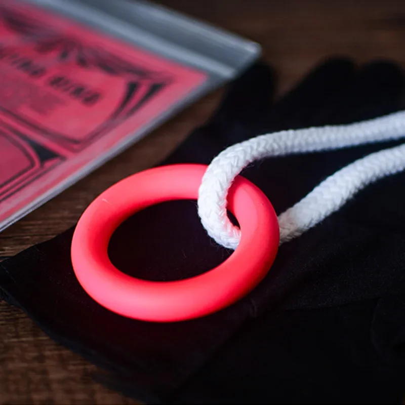 Dancing Ring Magic Tricks Ring and Rope Floating Magician Stage Street Escape Illusion Gimmick Mentalism Magia Props