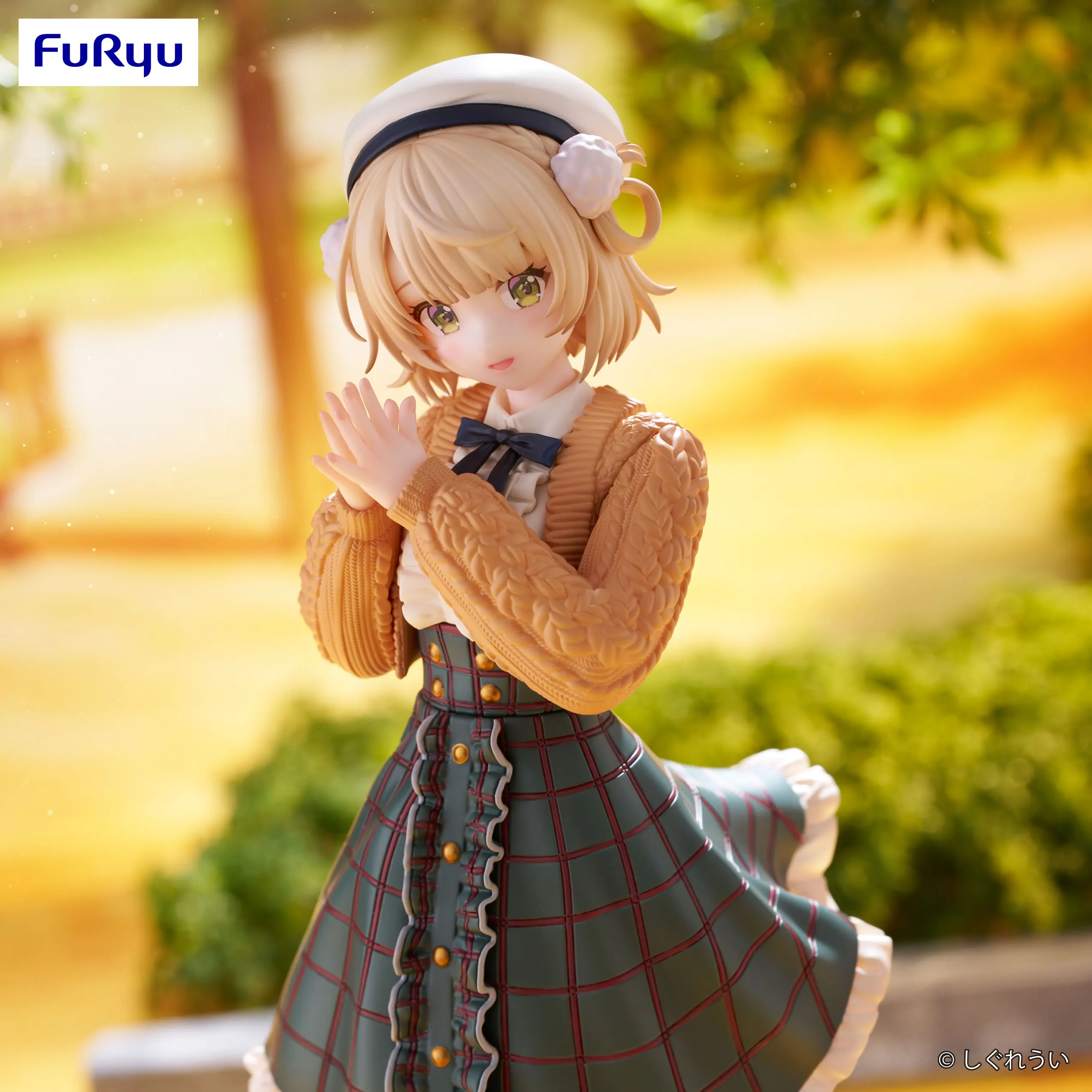 متوفر في المخزون FuRyu Trio-Try-iT TTI Virtual YouTuber VTuber Shigure Ui سطح المكتب دمية لطيفة شخصيات كرتونية ألعاب نموذج PVC قابل للجمع
