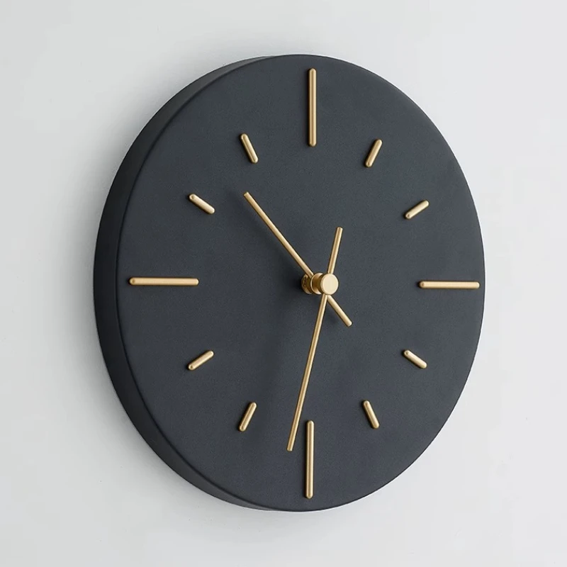Minimalist Aesthetic Clock Wall Modern Design Living Room Light Luxury Fashion Clock Wall Creative High Quality Wanduhr Decor