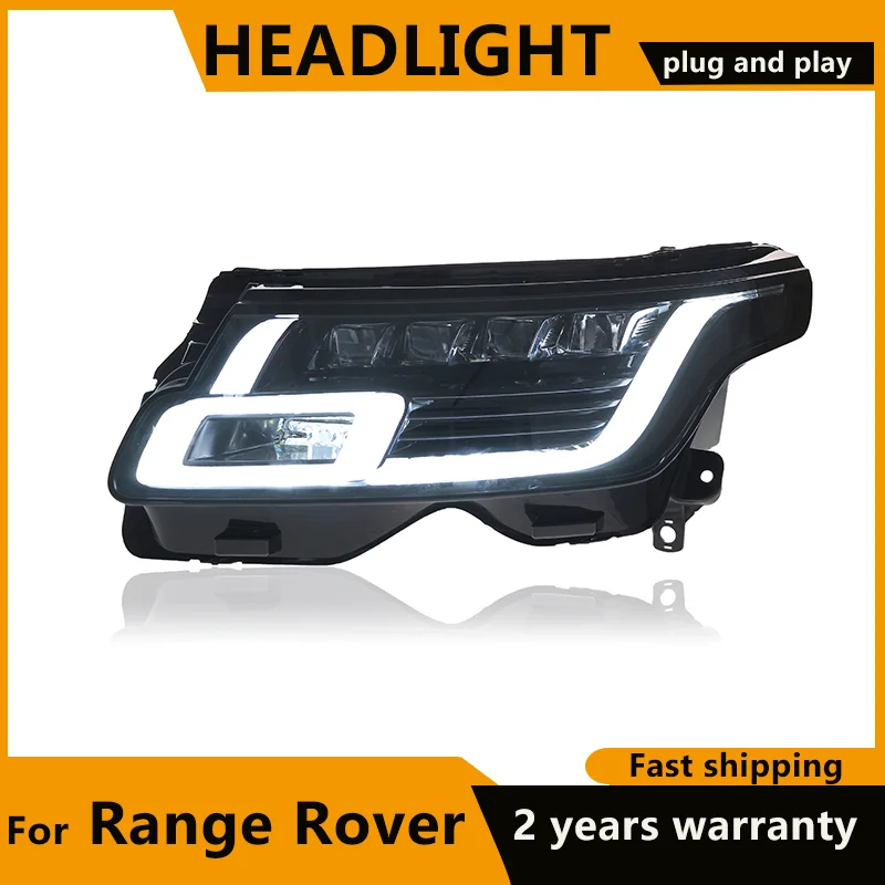 Matrix LED Head Lamp For Range Rover L405 Headlights 2013-2021 Land Rover DRL Day Running Light Range Rover head light assembly