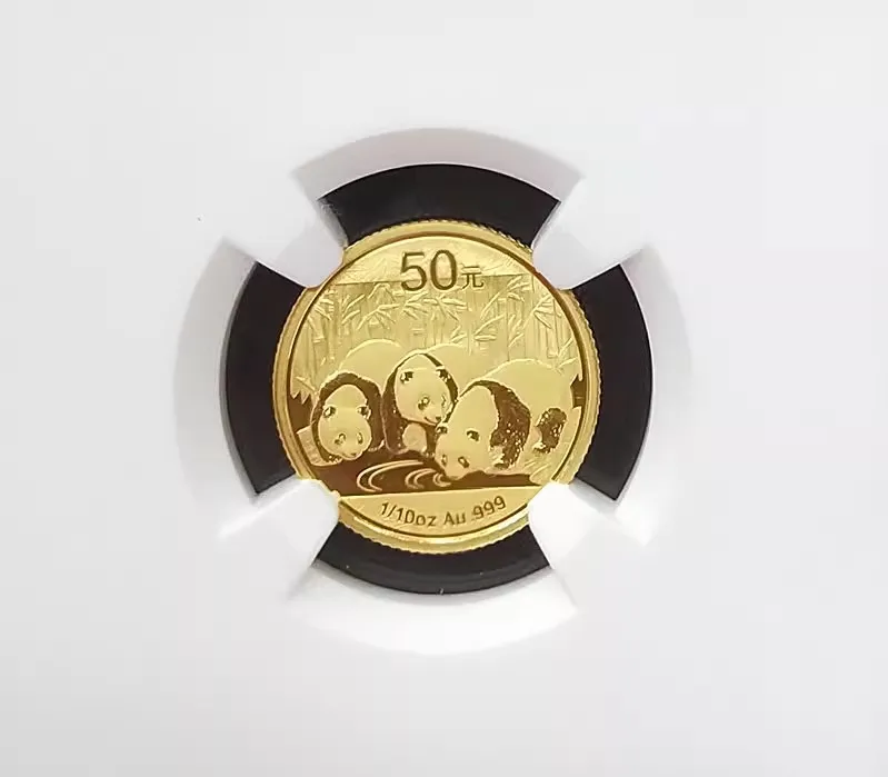 Imagem -03 - Moeda Comemorativa China Panda Ouro Perfeito Bullion Perfeito 1:10 oz Au.999 G50y Ngc Ms70 2013 China Bullion 10 oz