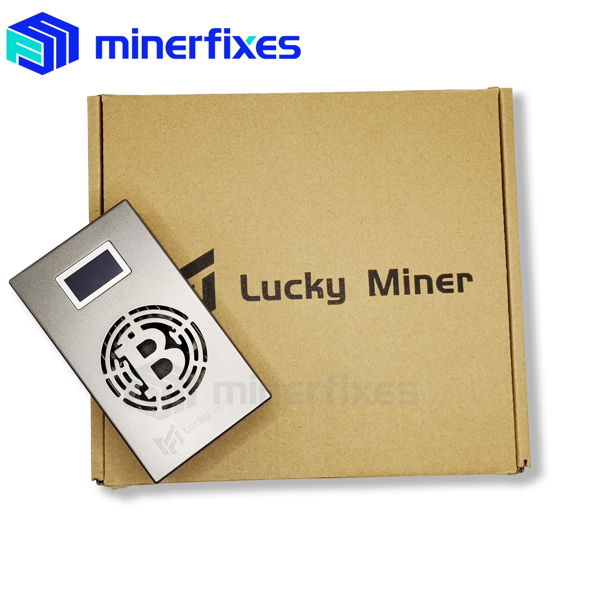 Lucky Miner v6 2024 500G btc Solo Miner биткойн-криптомайнер bch y btc BM1366 Asic Chip Машина для домашнего использования