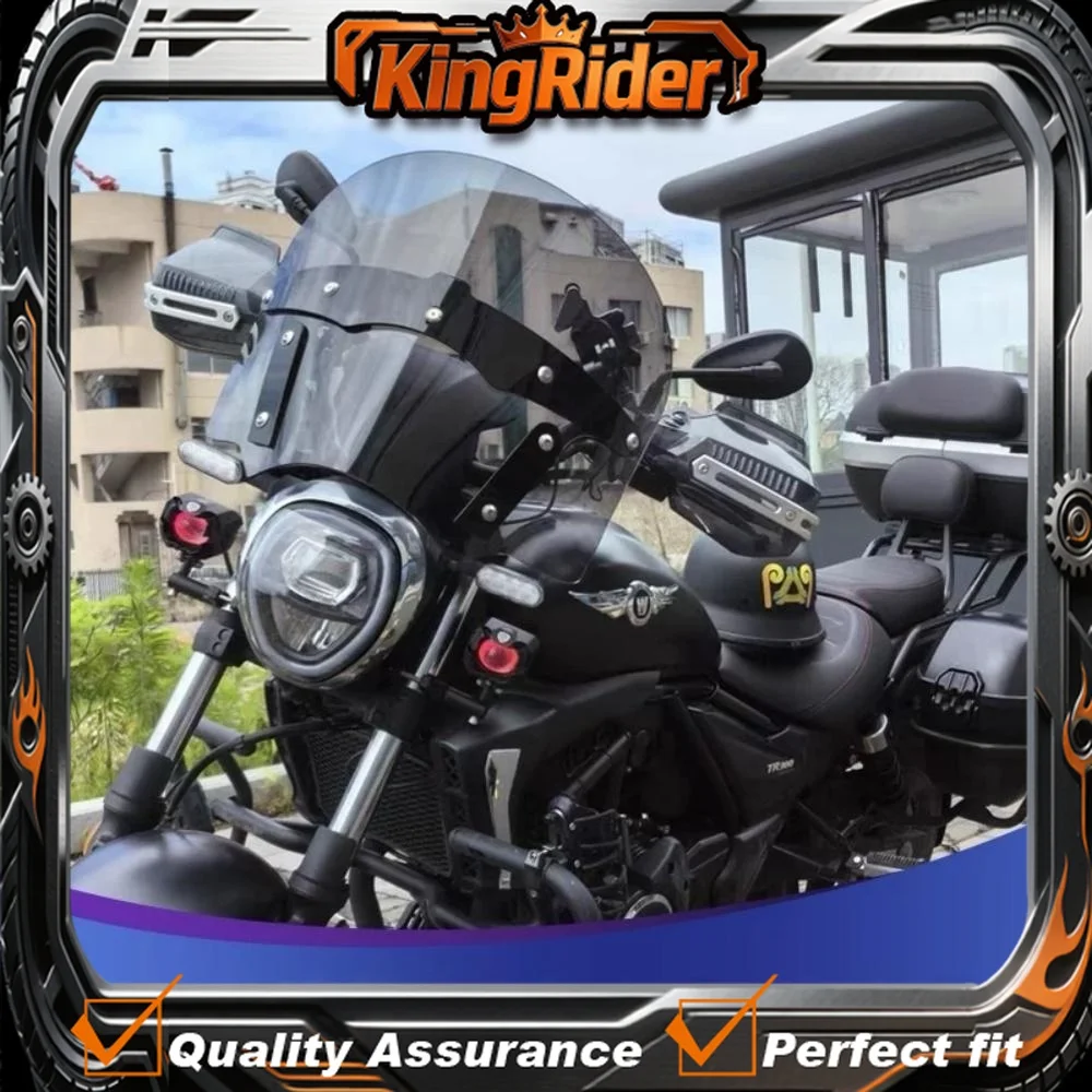 

【Supreme quality】For HAOJUE TR300 travel version Indian style front windshield windshield accessories for haojue tr300