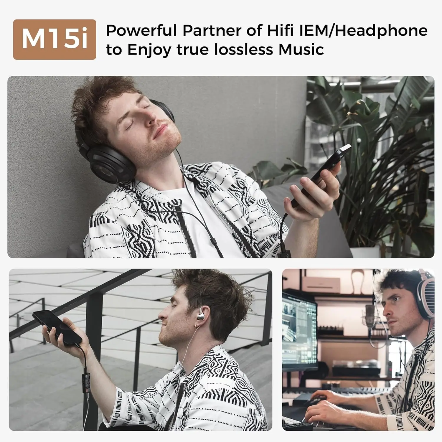 Questyle M15i USB DAC / AMP TOREX قوة دقيقة ES9281AC رقاقة مرحبا الدقة 32 بت/768 كيلو هرتز PCM الأصلي DSD512 مضخم ضوت سماعات الأذن