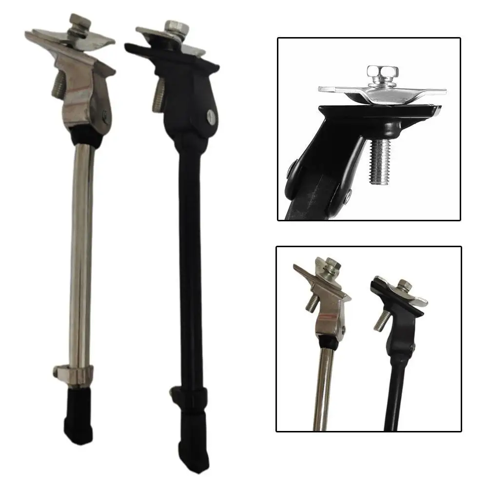 Universal Bike Kickstand Adjustable Strong Center Mount Stainless Steel Bicycle Kickstand for 24”-26” Bike Mountain Bike