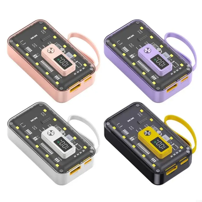 u13b 10000mah battery housing case مربع تخزين كبير السعة مع إمكانيات الشحن السريع توافق متعدد الجهاز