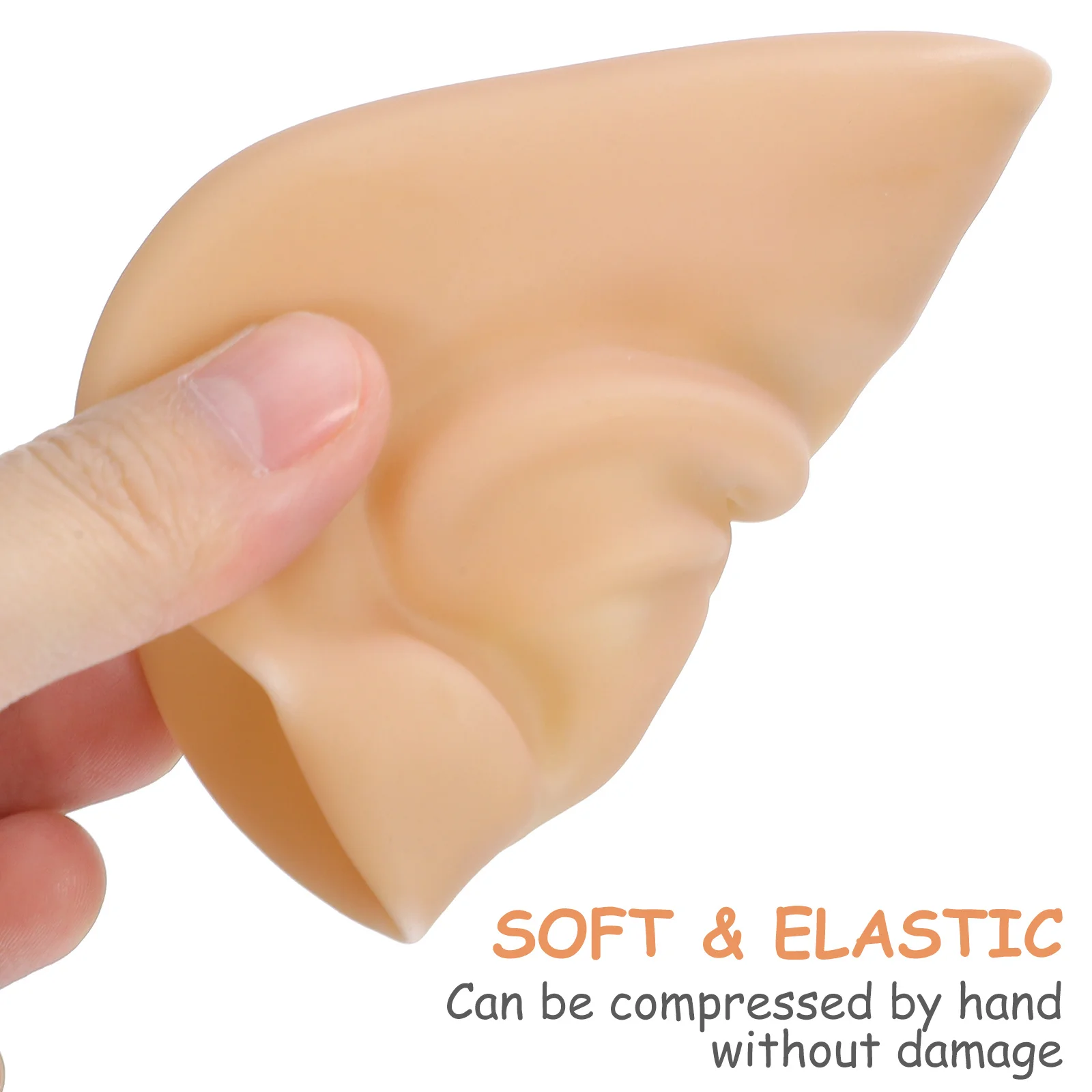 1 paio di orecchie di Halloween, costume divertente, accessorio per l'orecchio, accessorio decorativo durevole per feste in maschera, cosplay, orecchie di Halloween