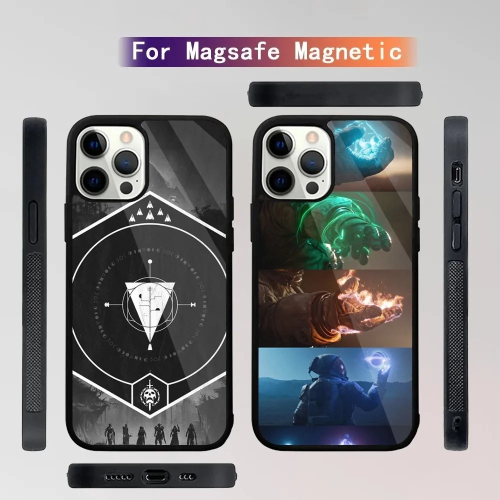 

D-Destiny 2 Game Phone Case For iPhone 16,15,14,13,12,11,Plus,Pro,Max Mini Magsafe Magnetic Wireless Charging