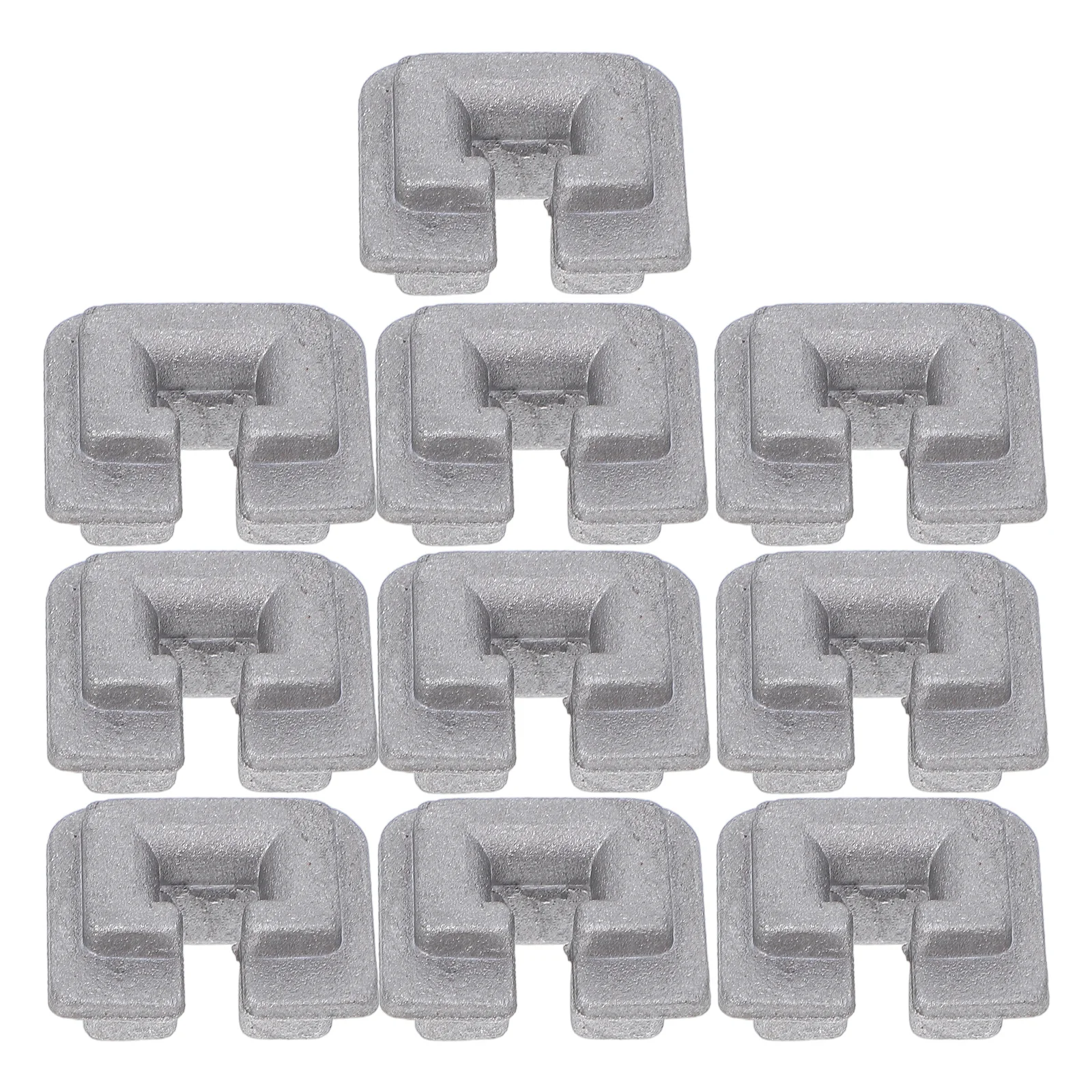 

10 Pcs Rope Buckle Replace Lawn Mower Cord Trimmer Head Eyelet Sleeve Replacement For Aluminum Alloy