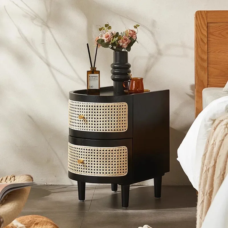 

Дизайнерский узкий деревянный прикроватный книжный шкаф, шкафчик для хранения, милый скандинавский шкаф для спальни, элегантная тумбочка, мебель для дома Mesa De Noche