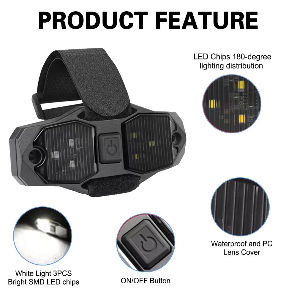 UTV Vehicle Cab Dome LED Light White Bright Waterproof for Polaris RZR Ranger Can-Am Maverick Defender 12V DC Power