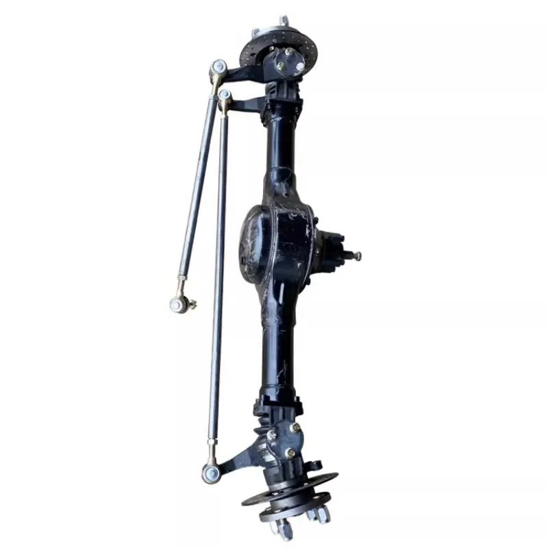 vehicle front and rear axle tire walking chassis cast iron gearbox modification