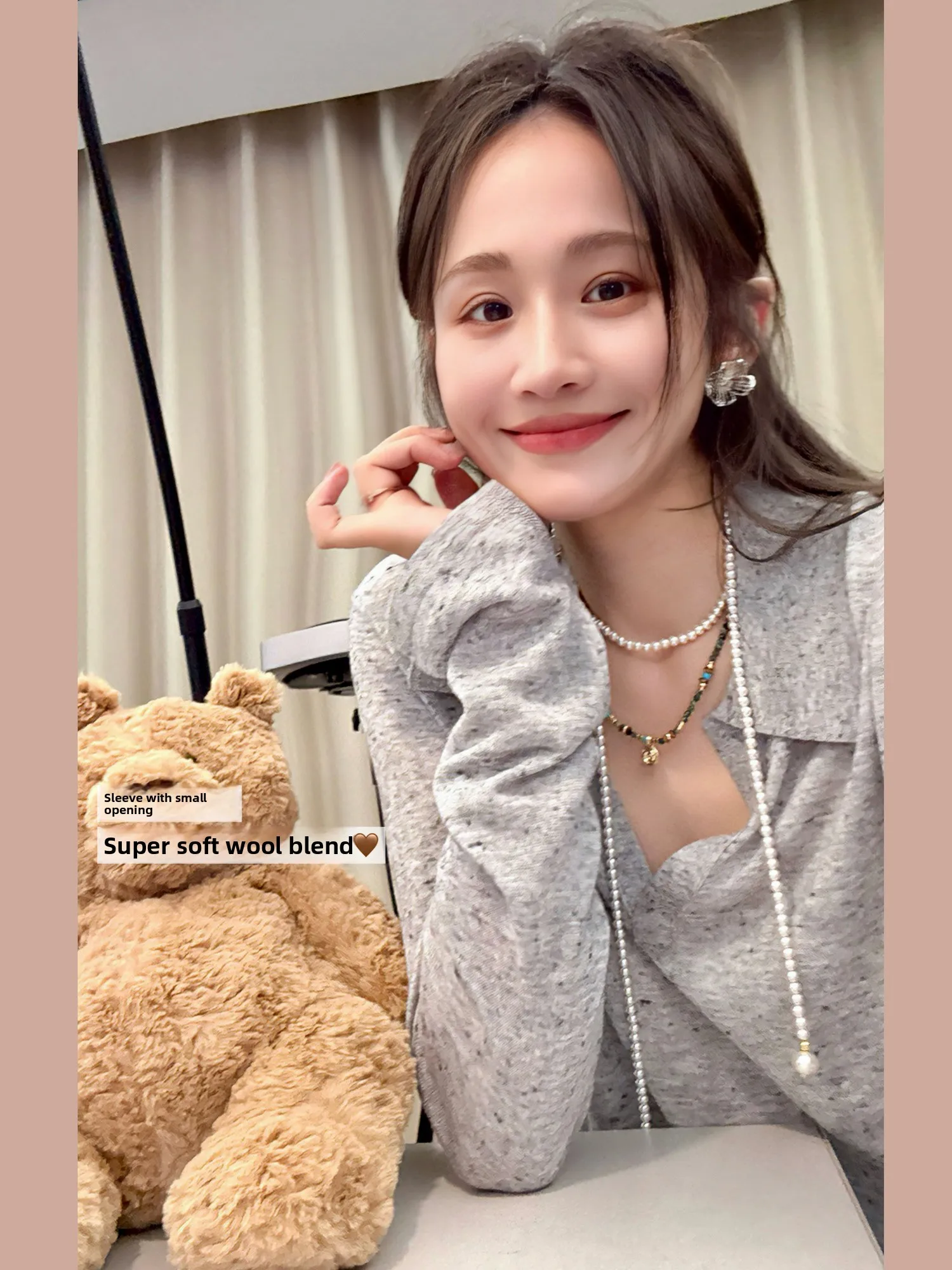 

Zhen Chun Hua Er Camere V-Ne Long Sve Трикотажная женская свободная универсальная футболка Топ Ele Sle из мягкого льна