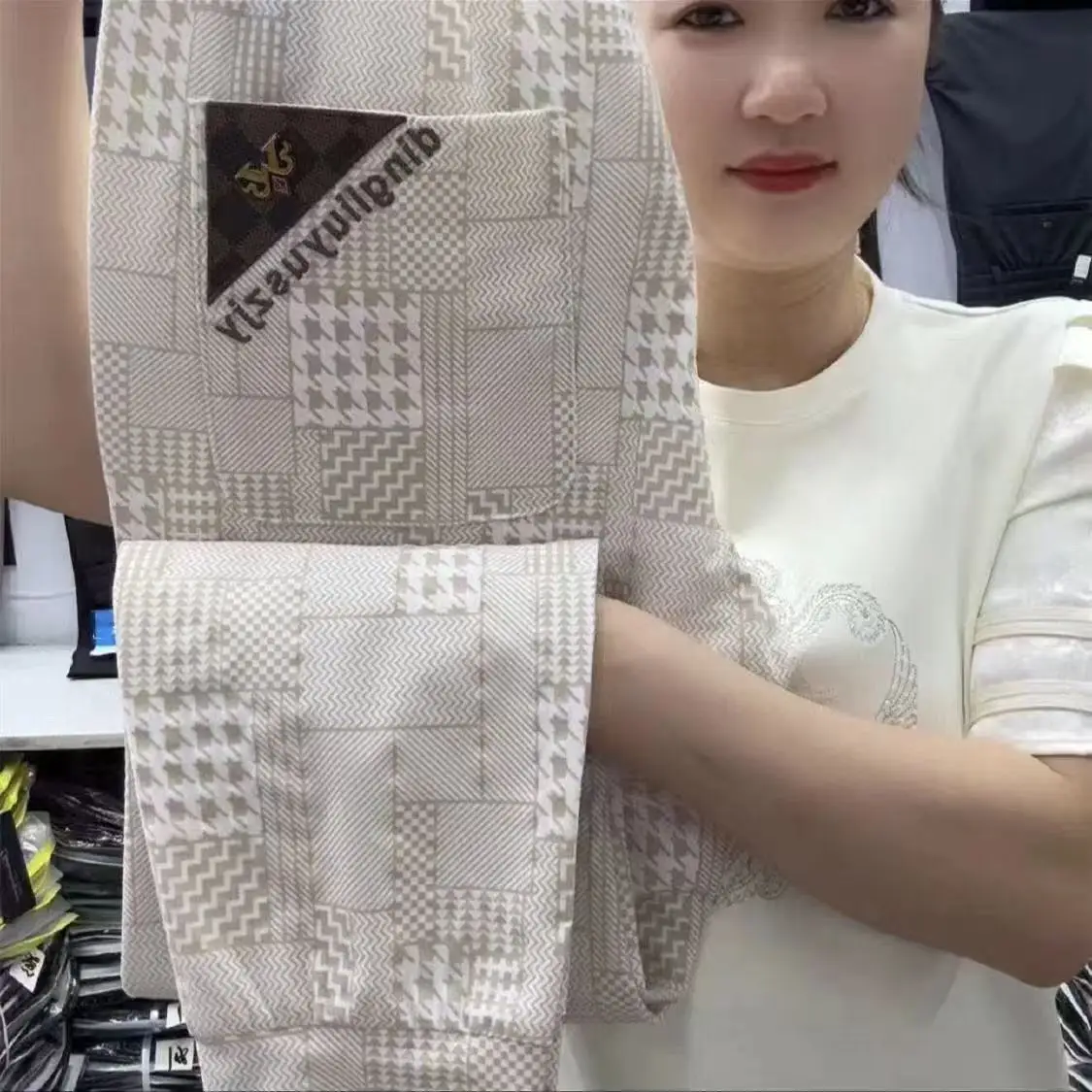 Celana Kasual Pria Sutra Es Kualitas Tinggi Celana Panjang Kering Busin Qui Ringan Tipis Musim Panas Celana Manset Slim Fit