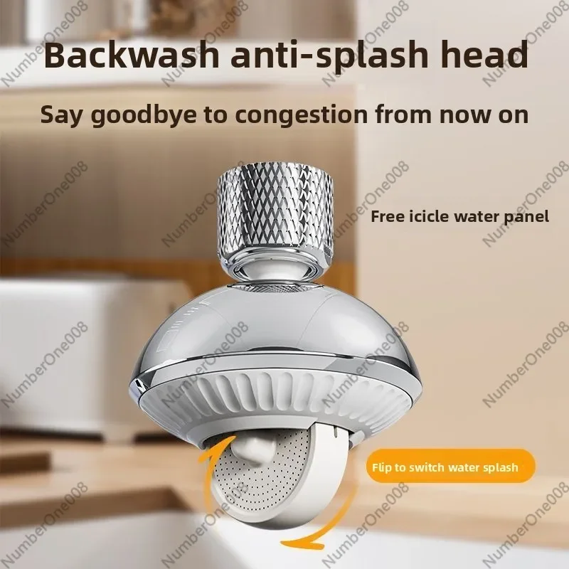 Faucet Aerator Anti Splash Water Saving Extender Swivel Kitchen Faucet Nozzle Aerator Universal