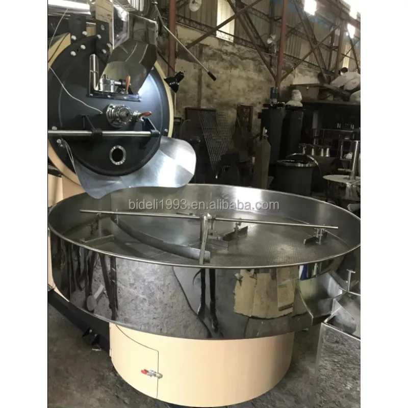 Stainless Steel Industrial Coffee Bean Roaster With Certificate For Coffee Processing Factory