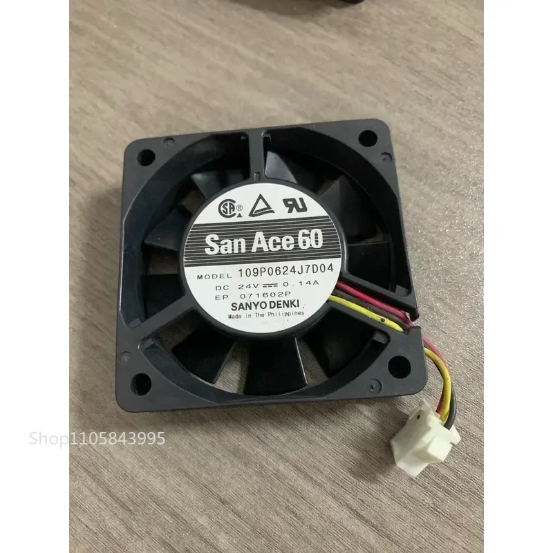 for SANYO 109P0624J7D04 Original DC Cooling Fan 24V High Performance Silent Operation Durable Industrial Grade Replacement