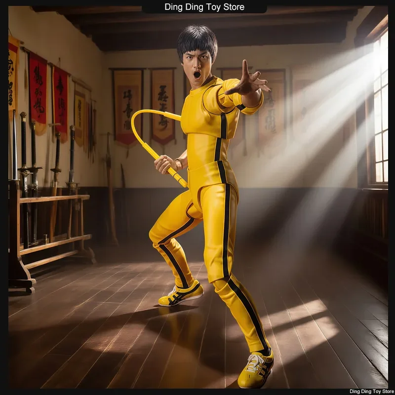 حار بروس لي الكونغفو عمل تمثال مشترك المنقولة جيت كون دو نموذج Gk الشكل الطرفية الجدول هدية مزخرفة #3