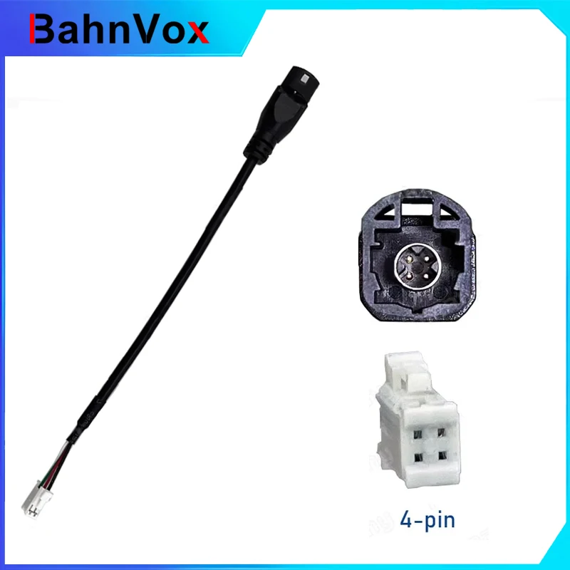 Bahnvox Car Radio Audio 4Pin Conector Changer Port Adapter for Volkswagen BORA Sagitar Magotan Touran Octavia USB Cable Transfer