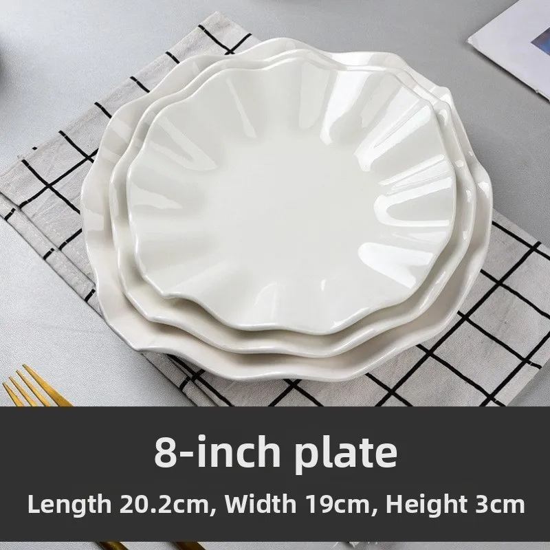 

Five-id Windmill Plate Multi-id Partitioned Tray for Hotels Restaurants Dried Fruits Snas Small Eatables Serving Plate