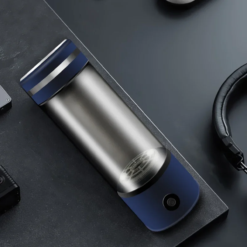 Cawolo Nuovo design portatile idroge ionizzatore d'acqua idroge generatore di acqua bottiglia di vetro con tecnologia pem spe