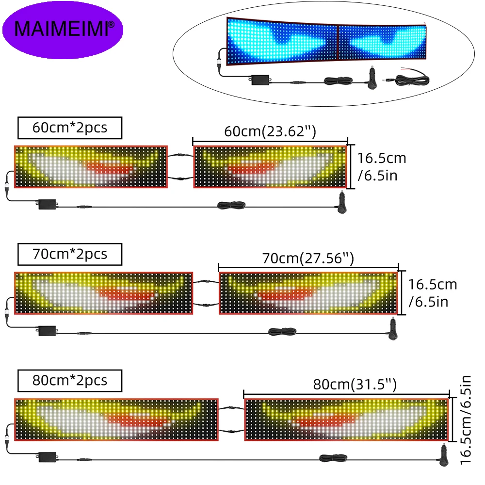 ﻿-car-led-eyes-for-truck-devil-eye-led-pixel-panel-light-for-trucks-cars-diy-remote-control-scrolling-animation-soft-foldable