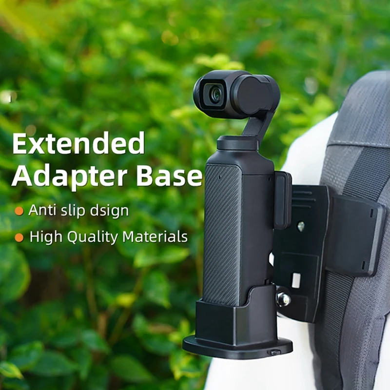 DJI Osmo Pocket 3用カメラアダプターマウント、ネックホルダー調節可能なチェストマウントストラップバックパッククリップ、スタイルB耐久性