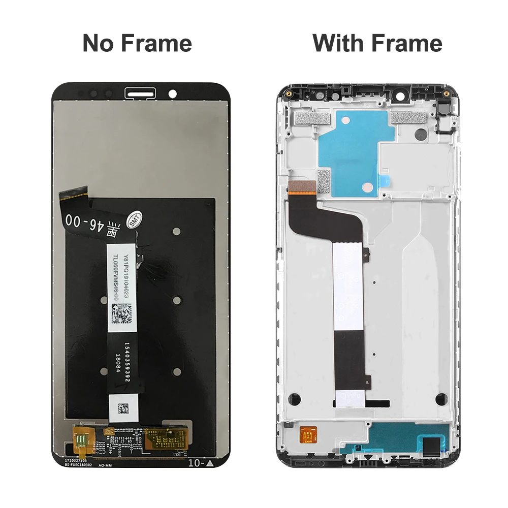 5.99\'\' For Xiaomi Redmi Note 5 Lcd Display Digitizer Assembly With Frame Replacement Parts For Redmi Note 5 Pro Display