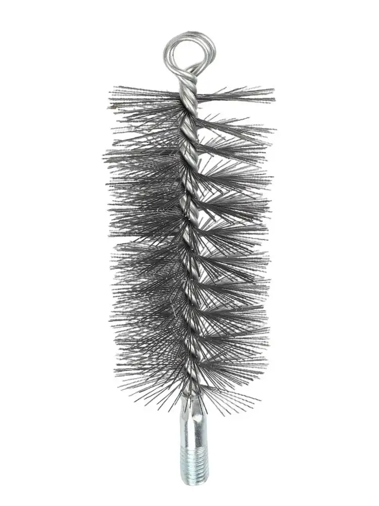 1pcs Pipe Wire Brush Round Chimney Flue Cleaning Brush Steel Wire Brush Sweep Fireplace Brush 50mm 60mm 120mm Stove Parts