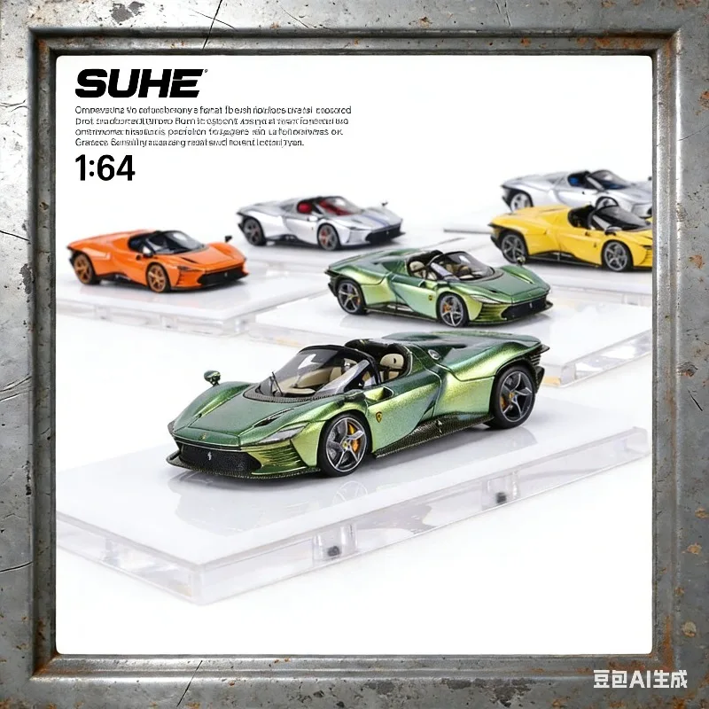 

SUHE 1:64 SP3 Daytona Die-cast Plastic Static Resin Car Model, Boys' Holiday Gift Toy, Adult Collection Decoration Item.