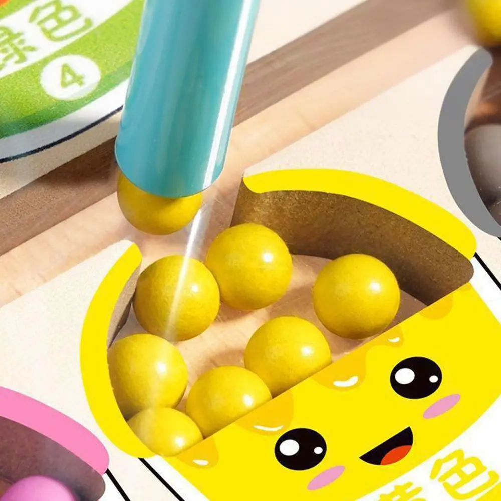 เขาวงกตตัวเลขแม่เหล็กหลากสีสัน วัสดุไม้ ฝึกการเรียงสี พัฒนาทักษะกล้ามเนื้อมัดเล็ก สำหรับเด็ก