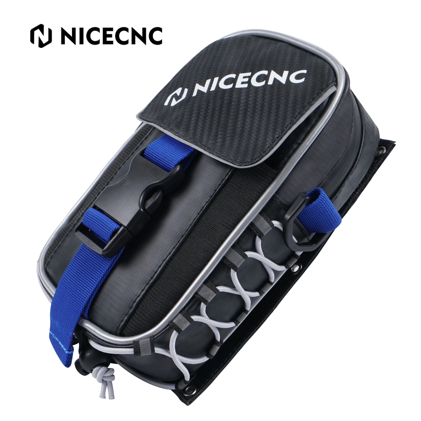 NICECNC ヤマハラプター 700 700R 2016-2023 SE 2014-2020 フェンダーバッグ防水警告タグボード収納袋 ATV アクセサリー