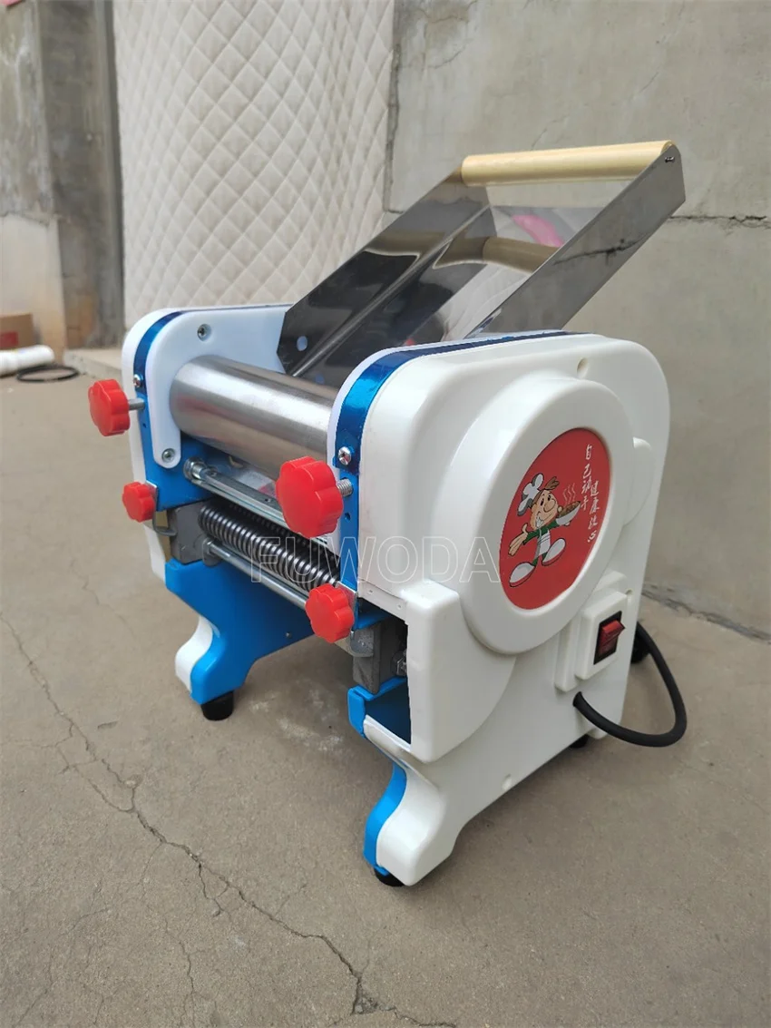 550W 110V 220V Automatic Commercial Electric Noodle Making Machine 20CM Roller Round Noodle Maker Machine